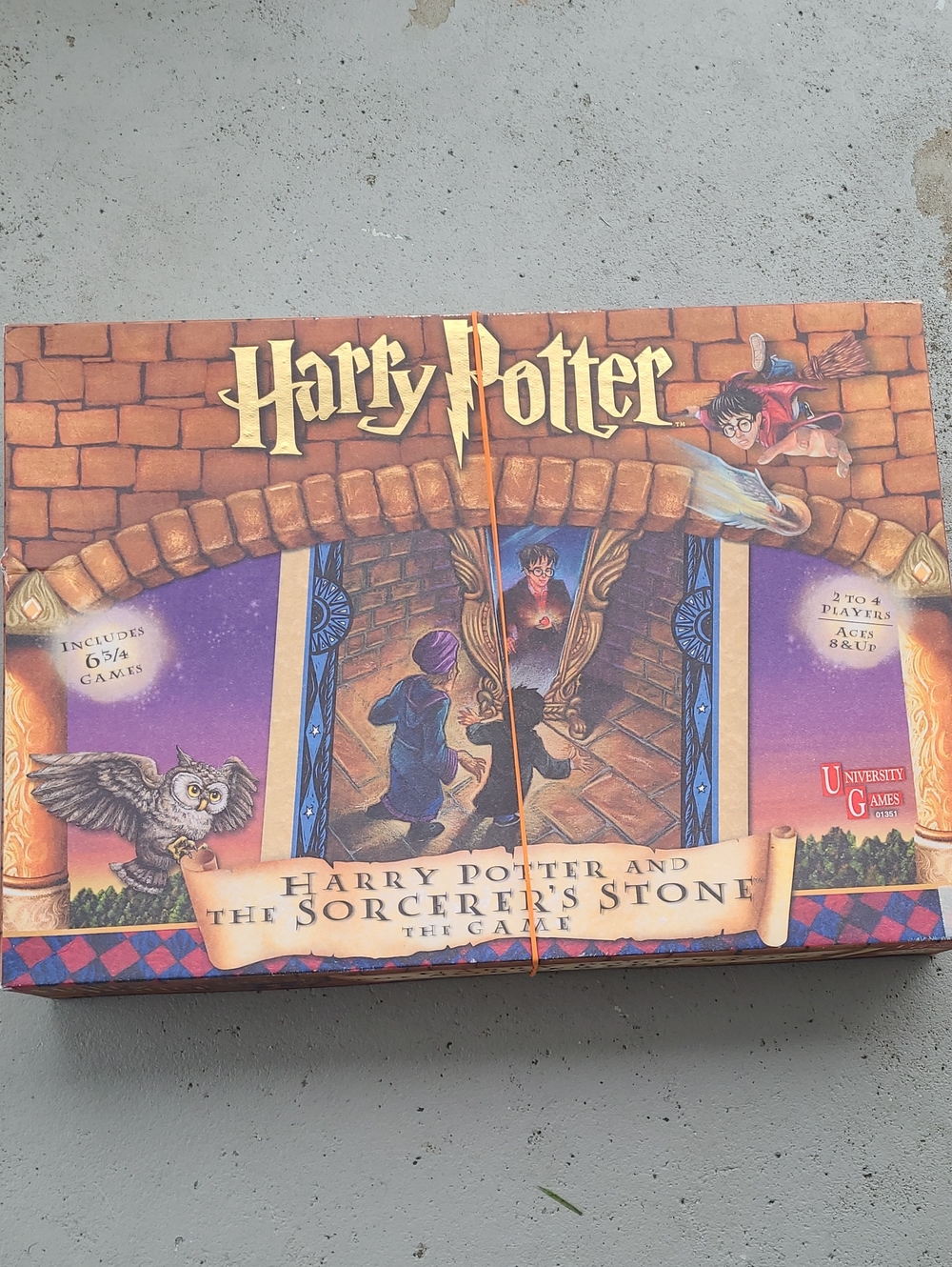 Warner Bros. Harry Potter The Sorcerer's Stone Board Game - Brown, Purple, Blue